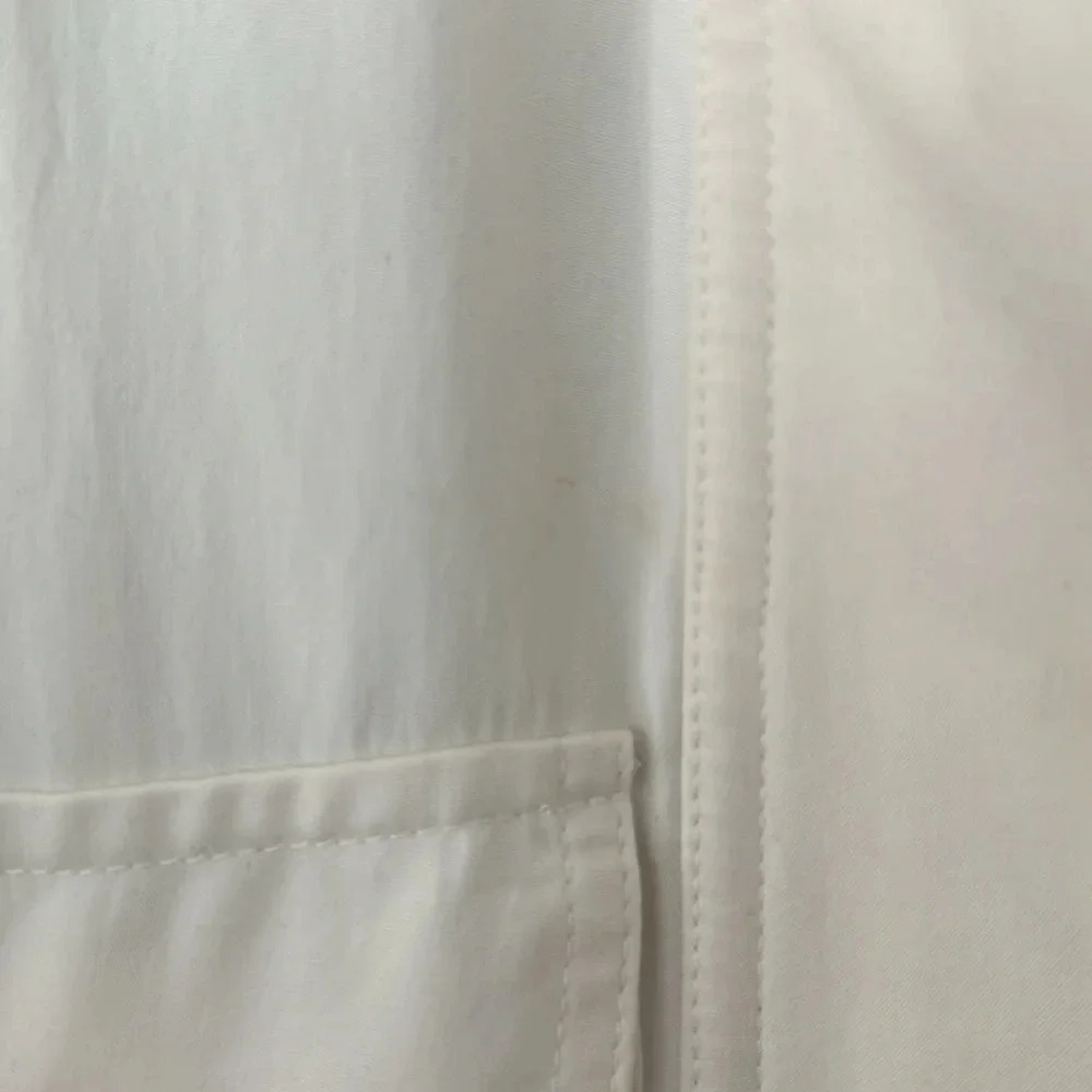 Trouvé Snap Front Shirt Dress in White Snow - Picture 5 of 6